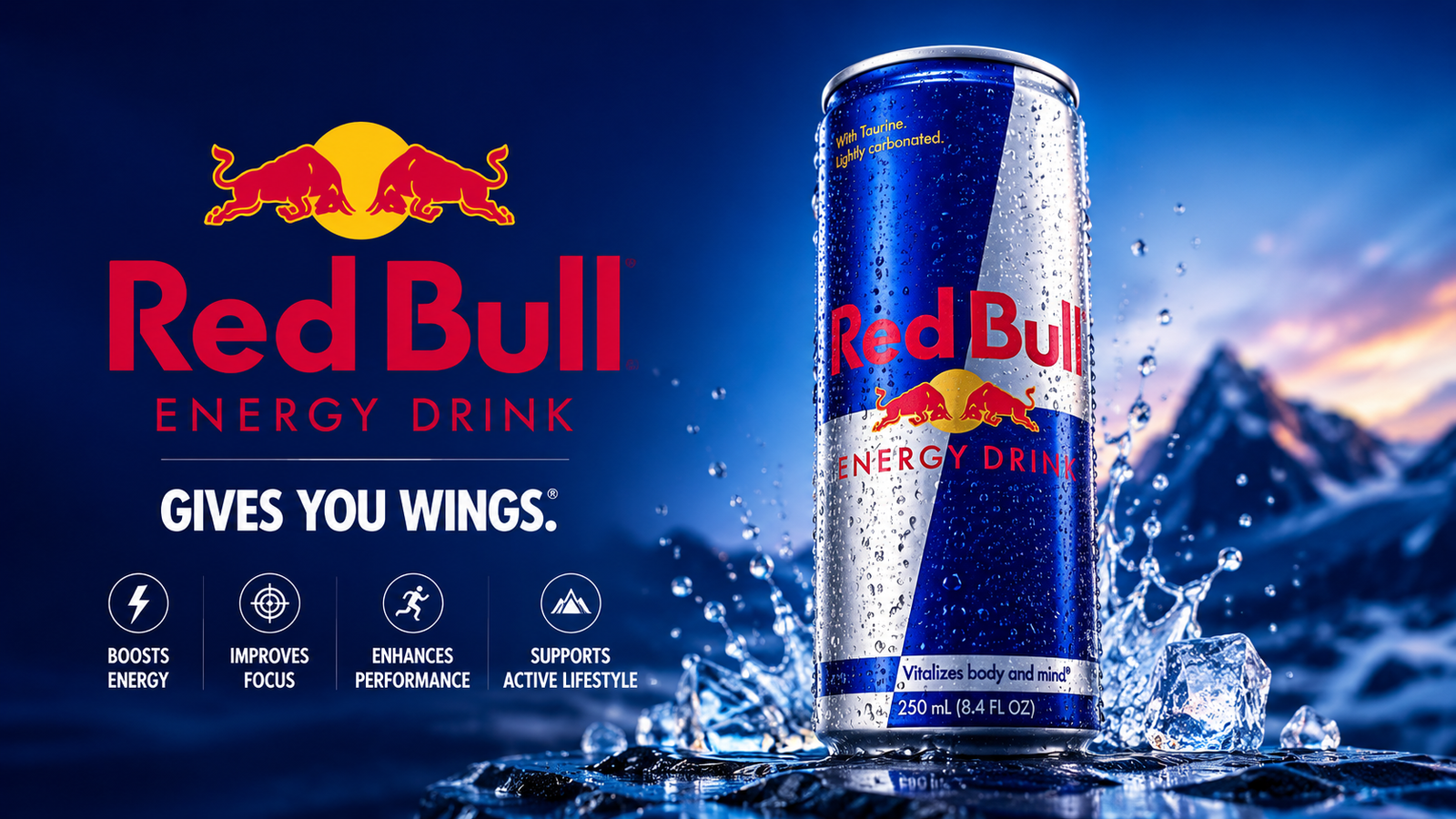 Red Bull Energy Drink: Power and Performance Boost 